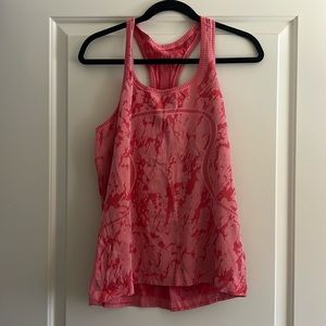 Lululemon pink swiftly tech tank top